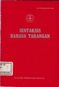 Sintaksis Bahasa Tarangan