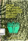 Roman dalam masa pertumbuhan kesusastraan Indonesia modern