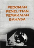 Pedoman Penelitian Pemakaian Bahasa