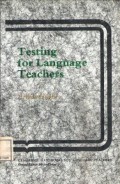 Testing For Language Teachers