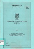 Pengantar Studi Pemodelan Digital (DP-287)