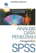 Analisis data penelitian menggunakan SPSS