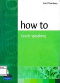 How to teach speaking