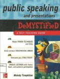 Public Speaking and Presentations