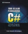 Mari belajar pemrograman C# 56 kode program siap untuk dicoba