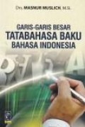 Garis-garis besar tatabahasa baku bahasa Indonesia