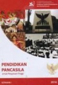 Pendidikan pancasila untuk pendidikan tinggi
