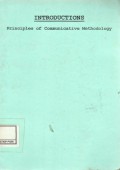 Introductions ; Principles of Communicative Menthodology