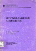 Second Language Acquisition