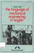 The Language of Mechanical Engineering In English