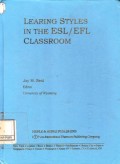 Learning Styles In The ESL/EFL Classroom