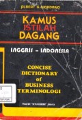 Kamus Istilah Dagang ; Inggris - Indonesia
