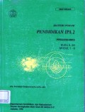 Materi Pokok Pendidikan IPA 3 ; PPDG/2531/4sks ;Modul 1-12