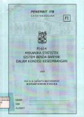 Mekanika Statistik Sistem Benda Banyak dalam Kondisi Keseimbangan