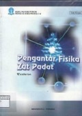 Pengantar Fisika Zat Padat : PEFI 4315/2 SKS/modul 1-6