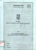 Aplikasi Ultrasonik : Catatan kuliah TF-432