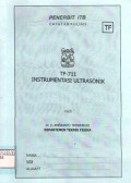 Instrumentasi Ultrasonik : Catatan kuliah TF-711