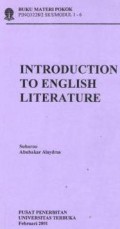 Buku Materi Pokok PING3228/2 SKS/MODUL 1-6 Introduction To English Literature