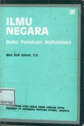 Ilmu Negara : Buku Panduan Mahasiswa