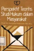 Perspektif teoritis studi hukum dalam masyarakat