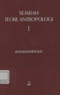 Sejarah teori antropologi I