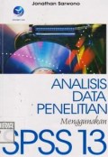 Analisis data penelitian menggunakan SPSS 13