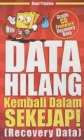 Data hilang kembali dalam sekejap (Recovery data)