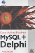 Dasar aplikasi database MySQL + Delphi
