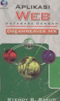 Aplikasi web database dengan dreamweaver mx