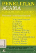 Penelitian Agama : Masalah dan pemikiran