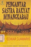 Pengantar sastra rakyat Minangkabau
