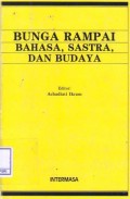 Bunga Rampai Bahasa, Sastra, dan Budaya