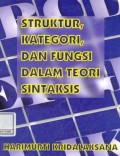 Struktur, Kategori, dan Fungsi Dalam Teori Sintaksis
