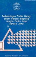 Perbandingan Prefiks Meng-dalam bahasa Indonesia Dengan prefiks Nasal Bahasa Jawa