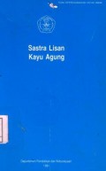 Sastra Lisan kayu Agung