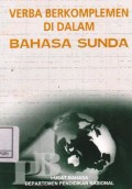 Verba Berkomplemen Didalam Bahasa Sunda