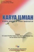 Karya Ilmiah: Guru kreatif dan inovatif