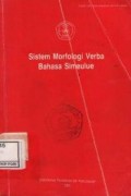 Sistem Morfologi Verba Bahasa Simeulue