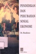 Pendidikan Dan Perubahan Sosial Ekonomi