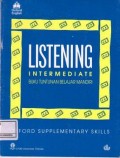 Listening Intermediate ; Buku Tuntunan Belajar Mandiri