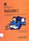 Buku Materi Pokok BING 3318/4SKS/Modul 1-12 ; Translation II