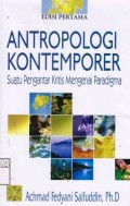 Antropologi Kontemporer: Suatu pengantar kritis mengenai paradigma