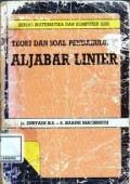 Teori dan soal pendahuluan Aljabar Linier