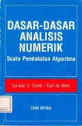 Dasar-dasar Analisis Numerik : Suatu Pendekatan Algoritma